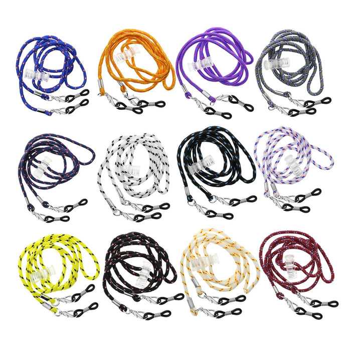 Crofta 12Pcs Eyeglass Strap Fashion Eyeglasses Lanyard for Adult Kids Men and Women