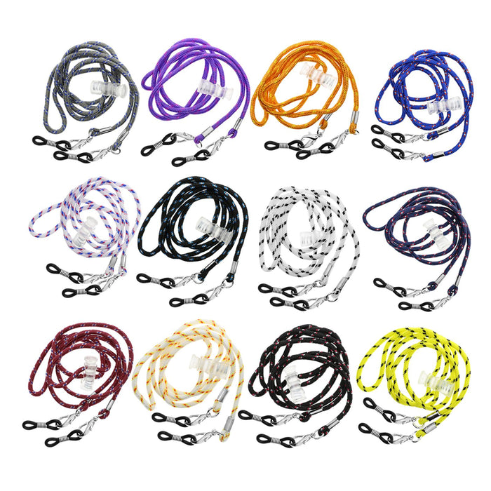 Crofta 12Pcs Eyeglass Strap Fashion Eyeglasses Lanyard for Adult Kids Men and Women