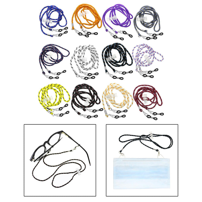 Crofta 12Pcs Eyeglass Strap Fashion Eyeglasses Lanyard for Adult Kids Men and Women