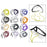 Crofta 12Pcs Eyeglass Strap Fashion Eyeglasses Lanyard for Adult Kids Men and Women