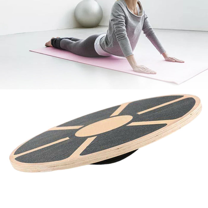 Crofta Wooden Balance Board Versatile for Adults Training Fitness Full Body Exercises