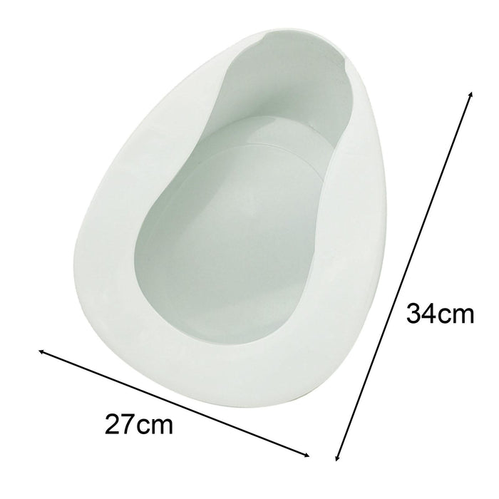 Crofta Home Bed Pan Adult Bedpan Pee Container for Bed Bound Home Use Men and Women