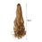 Crofta Women Claw Curly Ponytail Wig DIY Extensions Clip Hair for Halloween Costume Light Brown