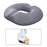 Crofta Hemorrhoid Seat Cushion Tailbone Pillow for Dining Room Office Chair Gray Men