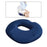 Crofta Hemorrhoid Seat Cushion Tailbone Pillow for Dining Room Office Chair Navy Women