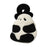 Crofta Hot Water Bottle with Soft Fleece Cover Panda Bed PVC Hot Water Bag for Feet