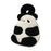 Crofta Hot Water Bottle with Soft Fleece Cover Panda Bed PVC Hot Water Bag for Feet