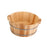 Crofta Wood Footbath Basin Household Home Supplie Foot Soaking Bath Basin Basin Tub 16x36cm A