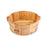 Crofta Wood Footbath Basin Household Home Supplie Foot Soaking Bath Basin Basin Tub 16x40cm A