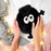 Crofta Hot Water Bottle with Plush Reusable Adorable for Kids Holiday Gift Children Black