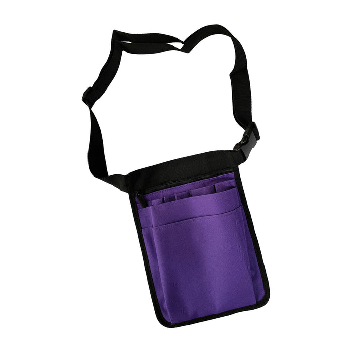 Crofta Nurse Waist Bag Portable Nurse Organizer Belt for Care Kits Tool Tool Indoor violet