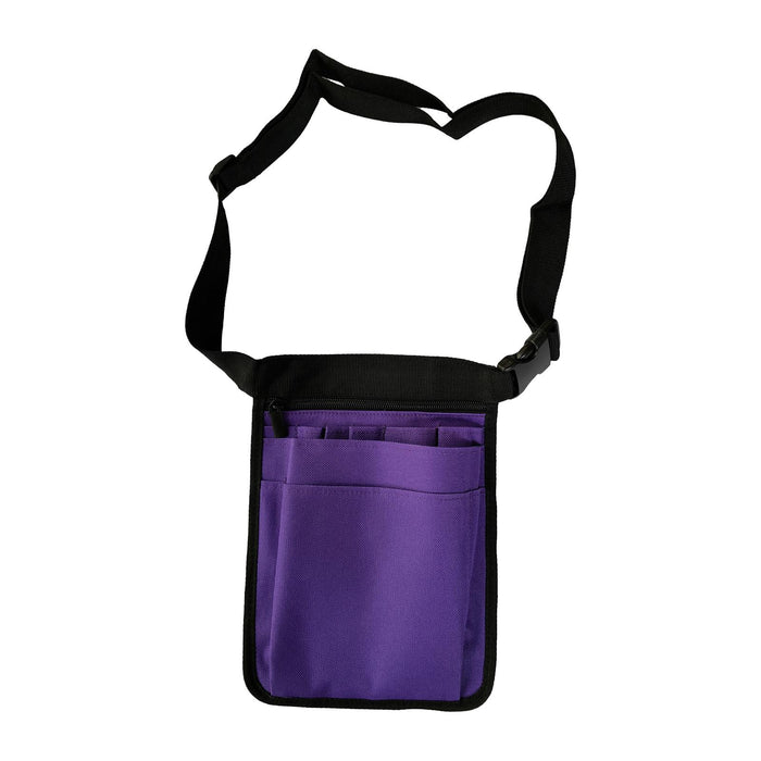 Crofta Nurse Waist Bag Portable Nurse Organizer Belt for Care Kits Tool Tool Indoor violet