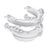 Crofta Anti Snoring Mouthpiece Reusable for Men Women Comfortable Anti Snoring Device transparent