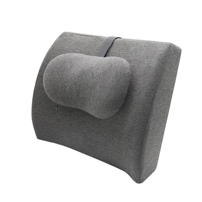 Crofta Office Chair Back Support Breathable Back Support for Couch Gaming Chair Car dark gray