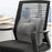 Crofta Office Chair Back Support Breathable Back Support for Couch Gaming Chair Car dark gray