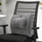 Crofta Office Chair Back Support Breathable Back Support for Couch Gaming Chair Car dark gray