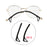 Crofta 12 Pieces Soft Eyeglasses Retainers Ear Cushions Hooks for Women Adults Work Black