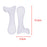 Crofta 2 Pieces Arch Insoles Self Adhesive Universal Multifunction Gel Arch Support Clear S