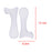 Crofta 2 Pieces Arch Insoles Self Adhesive Universal Multifunction Gel Arch Support Clear L