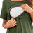 Crofta Women's Maternity Shirts Round Neck Double Layer for New Mom Daily Wear Green M