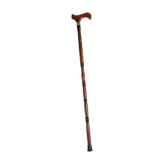 Crofta Wooden Walking Stick Lightweight Father's Day Gift for Elderly Limb Weakness Style C