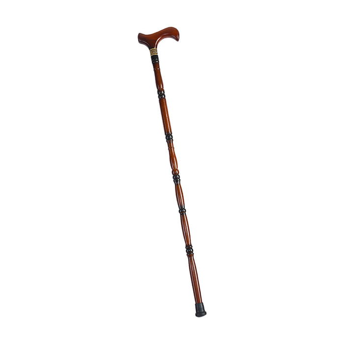 Crofta Wooden Walking Stick Lightweight Father's Day Gift for Elderly Limb Weakness Style C