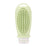 Crofta 2 in 1 Hair Shampoo Brush and Travel Bottle Silicone for Women Men Hair Comb green