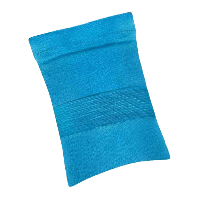 Crofta Sand Wipe Off Mitten Sand Removal Bag for Camping Essentials Beach Surf Blue Large