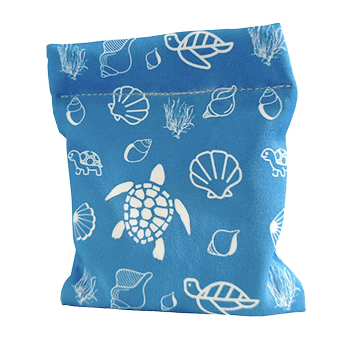 Crofta Sand Removal Bag Clean Beach Vacation Essential for Summer Surf Water Sports Turtle Blue