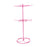 Crofta Jewelry Display Rack Rotating Earring Display Holder Stand for Rings Necklace 31CM pink