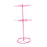 Crofta Jewelry Display Rack Rotating Earring Display Holder Stand for Rings Necklace 31CM pink