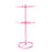 Crofta Jewelry Display Rack Rotating Earring Display Holder Stand for Rings Necklace 31CM pink