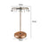 Crofta Jewelry Display Rack Rotating Earring Display Holder Stand for Rings Necklace 41CM brown