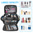 Crofta Cosmetic Bag Portable Travel Makeup Case for Grooming Set Hair Tools Stylist