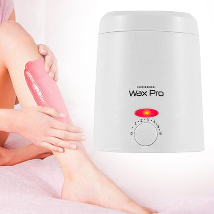 Crofta Wax Warming Container Hair Removal Women Gift Heating Wax Machine for Salon Travel Home white