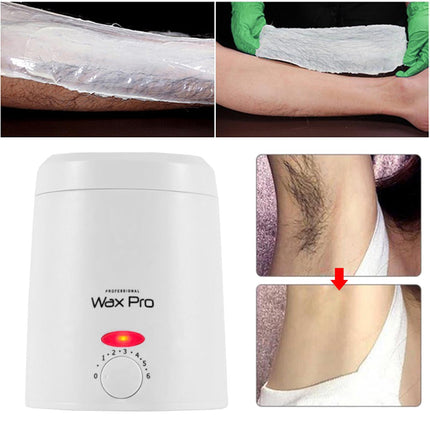 Crofta Wax Warming Container Hair Removal Women Gift Heating Wax Machine for Salon Travel Home white