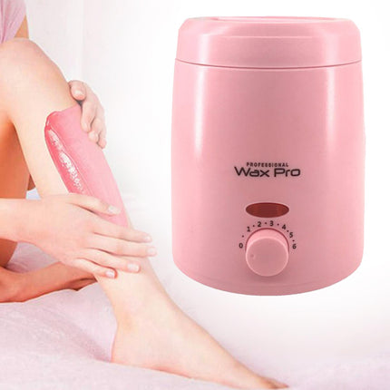 Crofta Wax Warming Container Hair Removal Women Gift Heating Wax Machine for Salon Travel Home pink