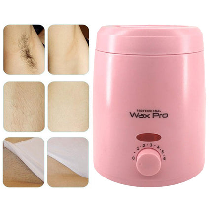 Crofta Wax Warming Container Hair Removal Women Gift Heating Wax Machine for Salon Travel Home pink