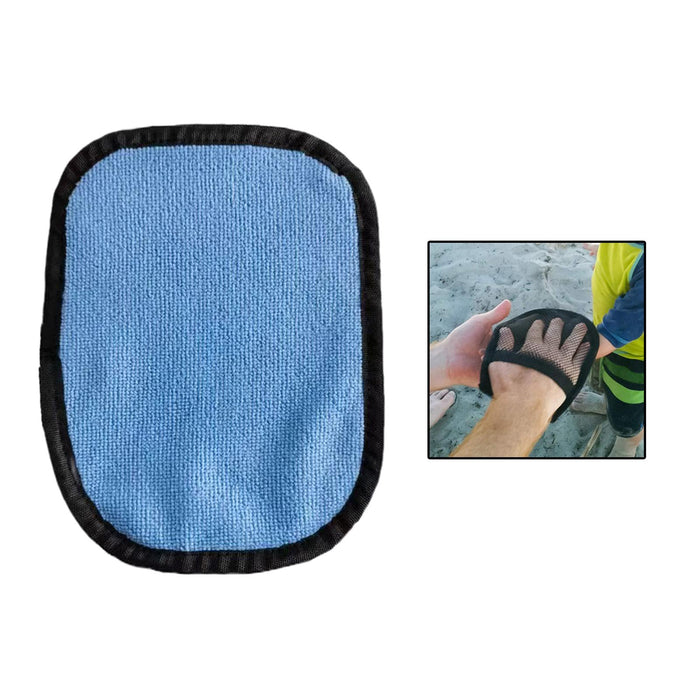 Crofta Sand Removal Bag Lightweight Beach Accessories for Summer Activities Outdoor blue and L