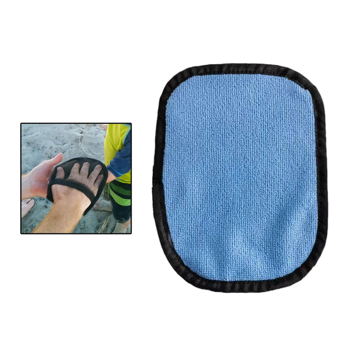 Crofta Sand Removal Bag Lightweight Beach Accessories for Summer Activities Outdoor blue and L