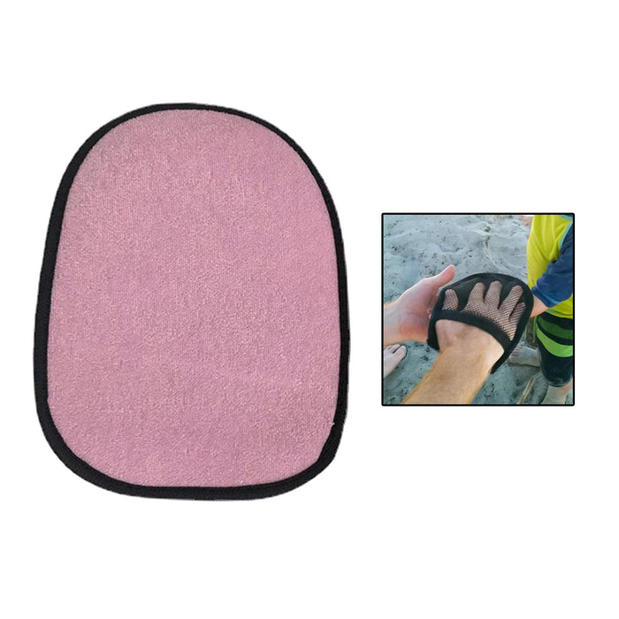 Crofta Sand Removal Bag Lightweight Beach Accessories for Summer Activities Outdoor Pink and L