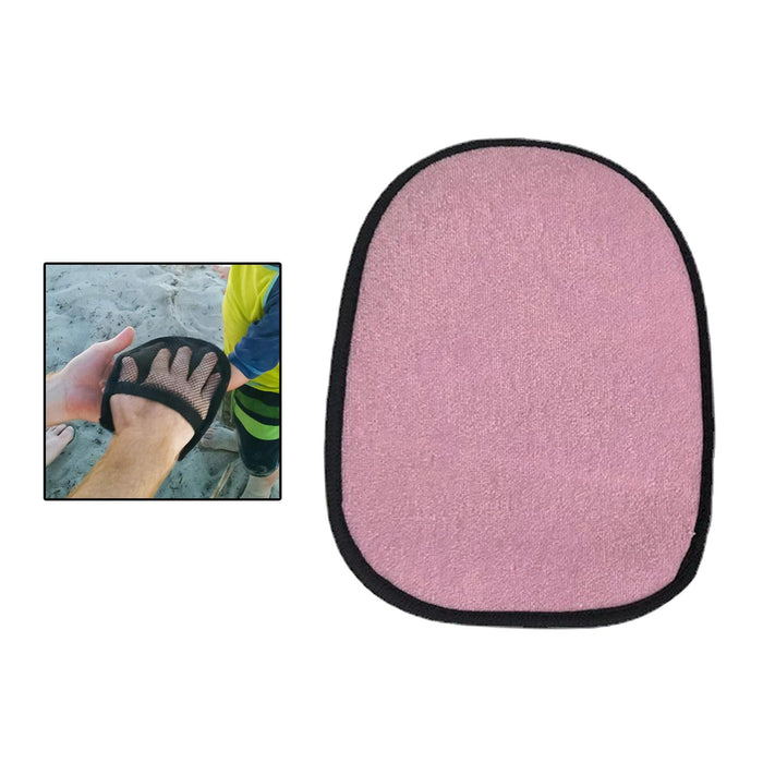 Crofta Sand Removal Bag Lightweight Beach Accessories for Summer Activities Outdoor Pink and L