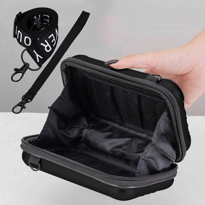 Crofta Cosmetic Storage Bag Portable Multipurpose Outdoor Travel Bag for Toiletries Black