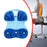 Crofta Back Posture Corrector Portable Nonslip Chair Cushion Ergonomic Back Support Blue