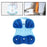 Crofta Back Posture Corrector Portable Nonslip Chair Cushion Ergonomic Back Support Blue