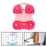 Crofta Back Posture Corrector Portable Nonslip Chair Cushion Ergonomic Back Support Pink