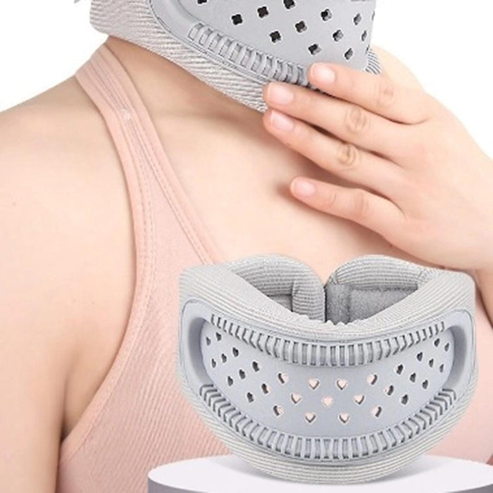 Crofta Neck Brace Breathable Compact Portable Universal for Women Men Sleeping Home Flower shaped