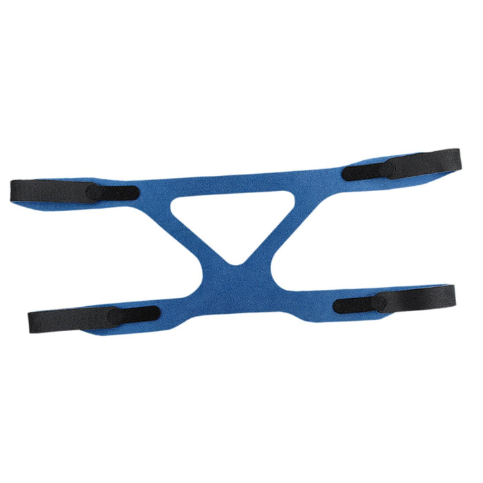 Crofta Universal Headgear Full Mask Strap Fixing Strap Reusable Ventilator Headband Blue Black