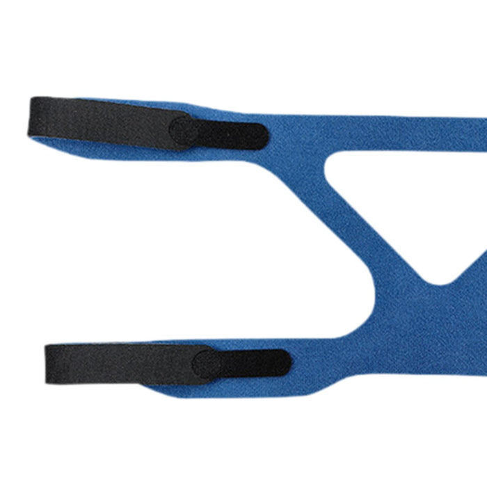 Crofta Universal Headgear Full Mask Strap Fixing Strap Reusable Ventilator Headband Blue Black