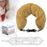 Crofta Stuffable Neck Pillow for Travel Soft Travel Headrest Fillable Travel Pillow Khaki